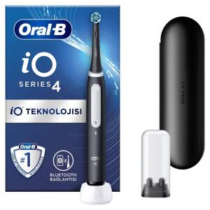 Oral-B iO 4 Şarjlı Diş Fırçası - Mat Siyah - Oral-B