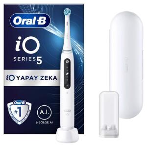 Oral-B iO 5 Şarjlı Diş Fırçası - Beyaz - Oral-B