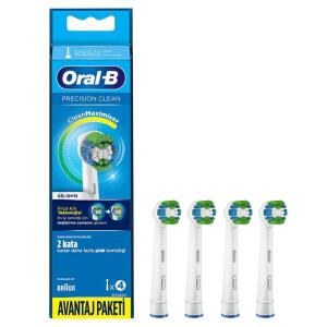 Oral-B Precision Clean CleanMaximiser 4lü Elektrikli Diş Fırçası Yedek Başlık - Oral-B