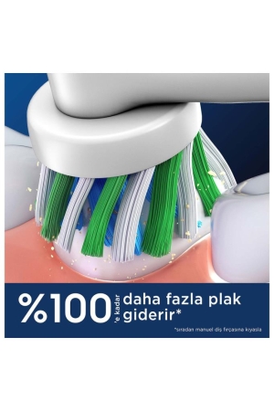 Oral-B Pro Cross Actıon X-Filament Şarjlı Diş Fırçası 2'li Yedek Başlık - 3