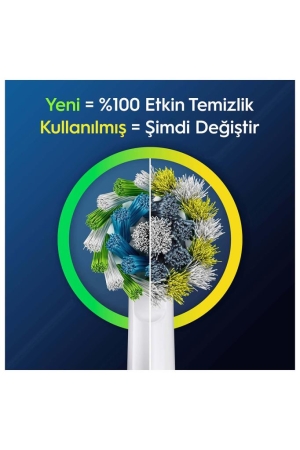 Oral-B Pro Cross Actıon X-Filament Şarjlı Diş Fırçası 2'li Yedek Başlık - 4