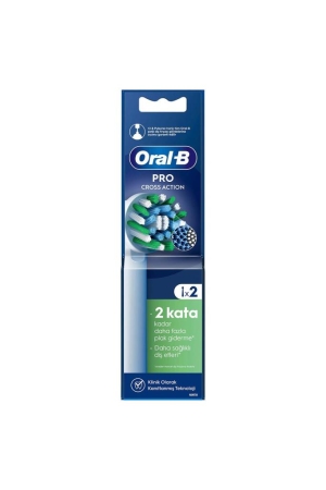 Oral-B Pro Cross Actıon X-Filament Şarjlı Diş Fırçası 2'li Yedek Başlık - 5