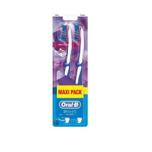 Oral-B Pro Flex Luxe 3D White Medium 2li Diş Fırçası - Thumbnail