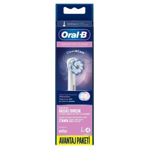 Oral-B Sensitive Clean Clean&Care 4lü Yedek Başlık - Oral-B