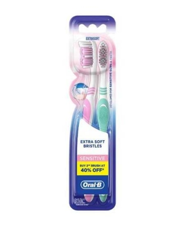 Oral-B Sensitive Extra Soft Diş Fırçası 1+1 - 1