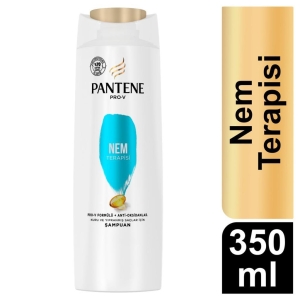 Pantene Pro-V Nem Terapisi 3ü1 Arada Şampuan+Saç Kremi+Bakım Kürü 350 ml Kuru ve Yıpranmış Saçlar - Pantene