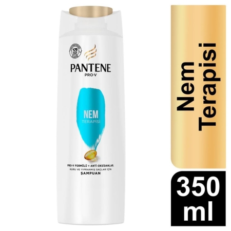 Pantene Pro-V Nem Terapisi 3ü1 Arada Şampuan+Saç Kremi+Bakım Kürü 350 ml Kuru ve Yıpranmış Saçlar - 1