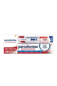 Parodontax Ferahlık Tam Koruma 75 ml + Diş Eti Uzmanı Diş Fırçası - Parodontax