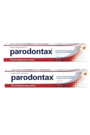 Parodontax Geliştirilmiş Tat Beyazlatıcı Diş Macunu 75 ml 1+1 Set