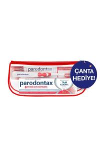 Parodontax Tam Koruma Beyazlatıcı 75ml + Diş Fırçası Çantalı SET - Parodontax