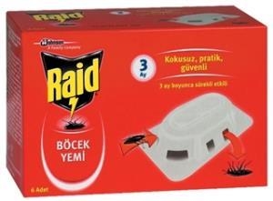 Raid Hamam Böceği Yemi 6'lı Paket Kokusuz - Raid