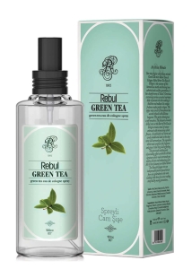 Rebul - Rebul Kolonya 100 ml Green Tea Spreyli Cam Şişe