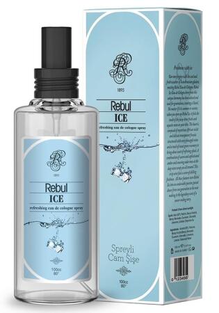 Rebul Kolonya 100 ml Ice Spreyli Cam Şişe - 1