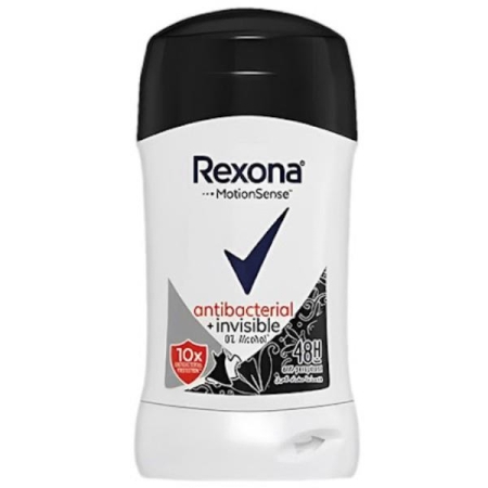 Rexona Antibacterial Invisible Antiperspırant Stick 40g