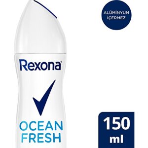 Rexona Women Deo 150 ml Ocean Fresh 0% Alüminyum 48 Saat - Rexona