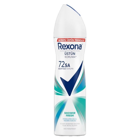 Rexona Women Deo 150 ml Shower Fresh Üstün Koruma 72 Saat Kesintisiz Koruma