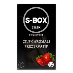 S-BOX - S-Box Çilek Aromalı Prezervatif 12li