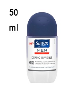 Sanex Men Dermo Invisible Roll-On 50ml - Sanex