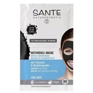 Sante Naturkosmetik - Sante Aktif Karbon Kömür Maske 2x4ml