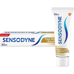 Sensodyne - Sensodyne Diş Macunu Tam Koruma+Beyazlatıcı 50ml