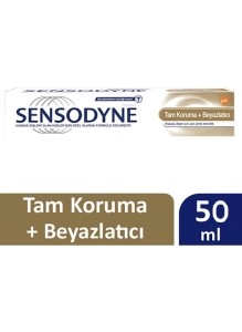 Sensodyne Diş Macunu Tam Koruma+Beyazlatıcı 50ml - Thumbnail