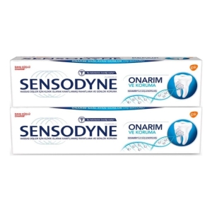 Sensodyne - Sensodyne Onarım ve Koruma Diş Macunu 75ml 1+1 Set