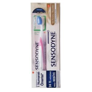 Sensodyne Tam Koruma+Beyazlatıcı 75ml+Diş Eti Bakımı Fırçası - Sensodyne