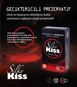 Silky Kiss Geciktiricili Prezervatif 12li - Thumbnail