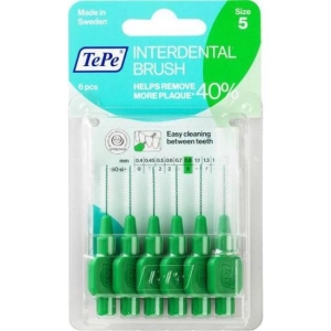 TePe Ara Yüz Fırçası Green 0,8mm 6lı Blister 5size - TePe