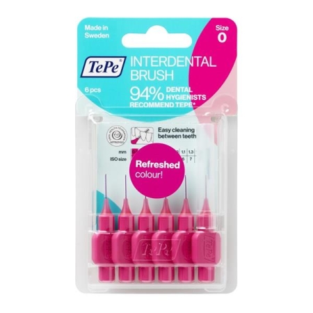 TePe Ara Yüz Fırçası Pink 0.4mm 6lı Blister 0 Size - 2