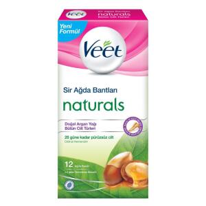 Veet Ağda Bandı Normal ve Kuru Ciltler için Shea Yağı 12li Naturals - Veet