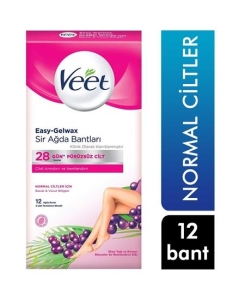 Veet - Veet Normal Ciltler İçin Sir Ağda Bantları 12li