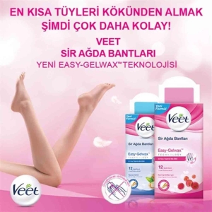 Veet Normal Ciltler İçin Sir Ağda Bantları 12li - Thumbnail