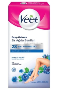 Veet - Veet Sir Ağda Bandı 12li Hassas Ciltler için