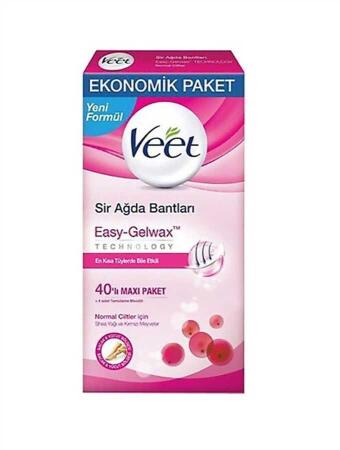 Veet Sir Ağda Bandı 40 lı Normal Ciltler için - 1