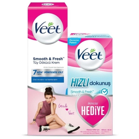 Veet Tüy Dökücü Krem Hassas Ciltler İçin 100ML+45M - 1