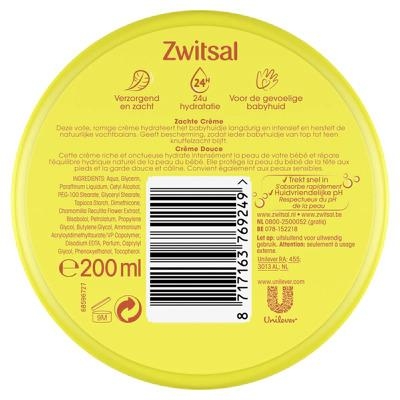 Zwitsal Bebek Soft Krem 200 ml - 2